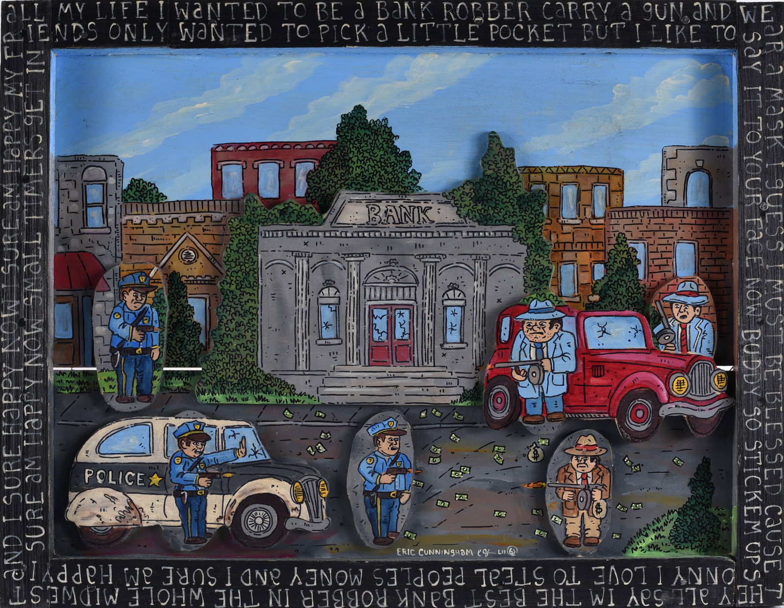 Eric Cunningham Folk Art (1 of 2)