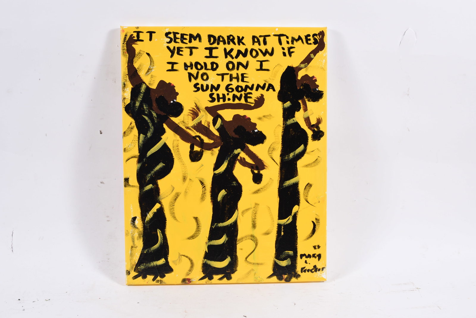 Mary Proctor Folk Art Painting (1 of 2)