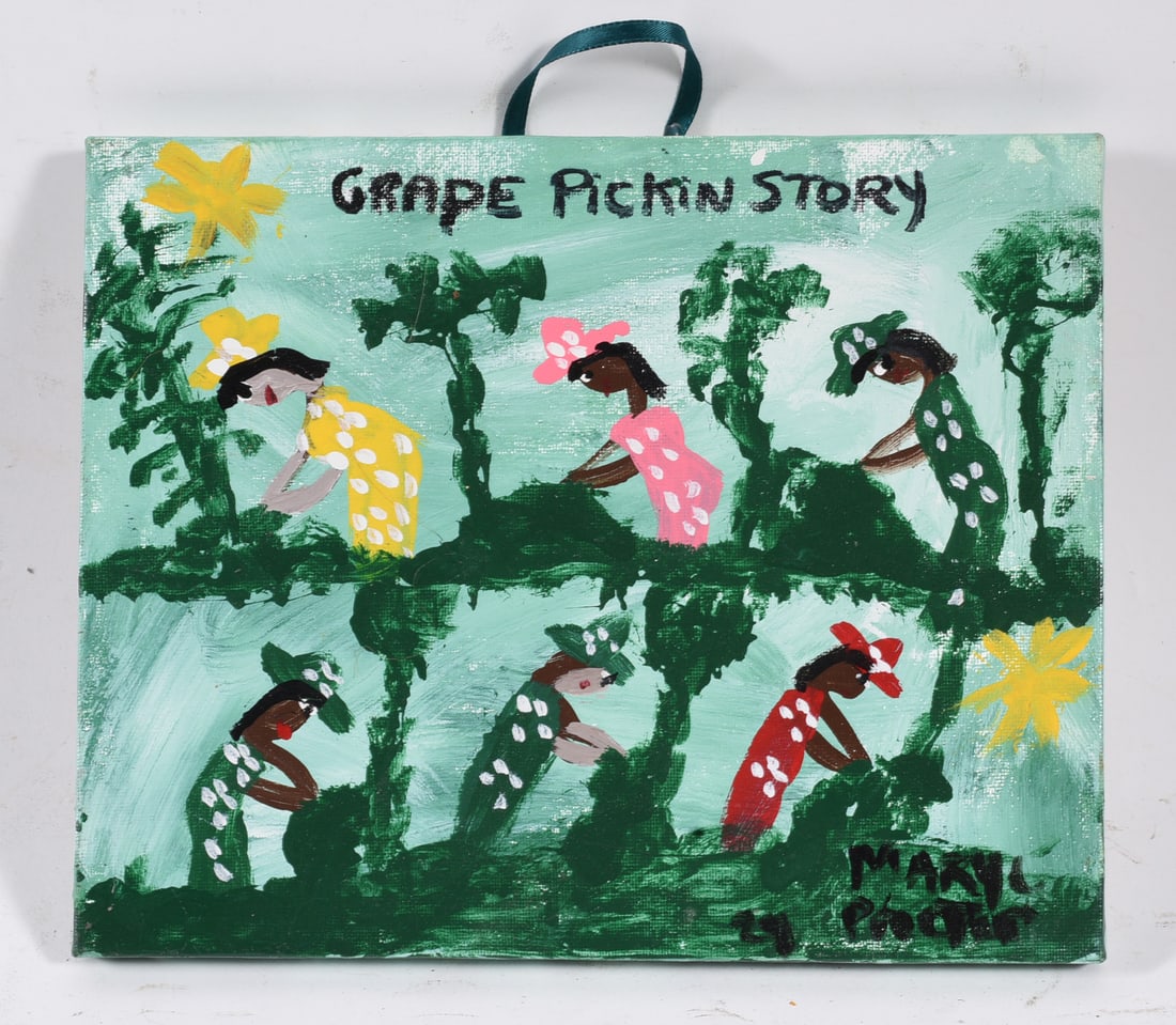Mary Proctor Folk Art Painting (1 of 2)