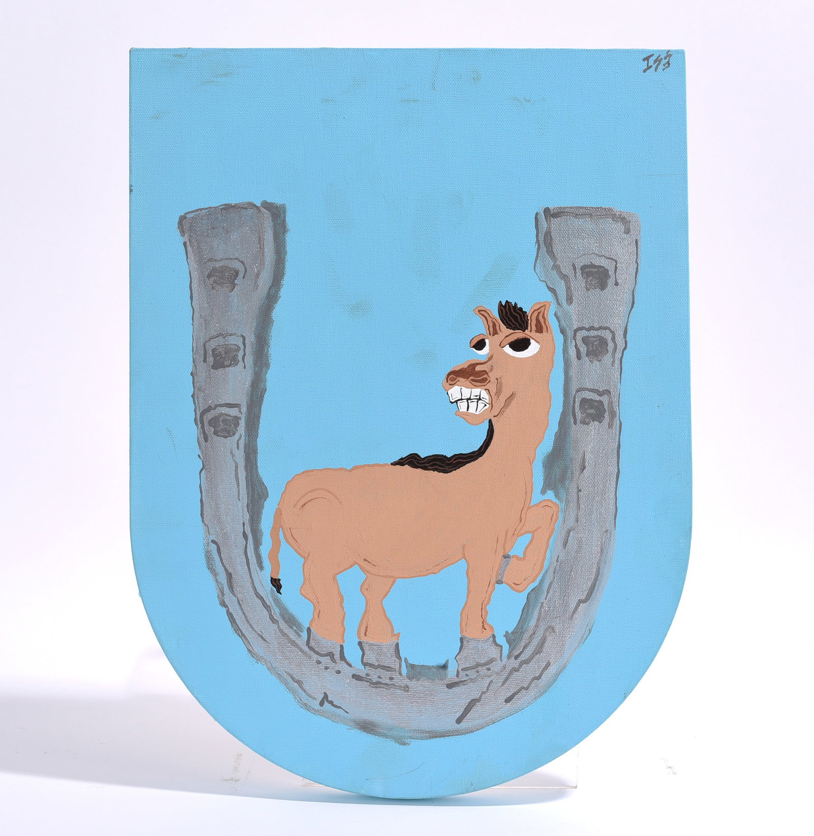Jakym Clark aka Isa Outsider Art Painting (1 of 2)