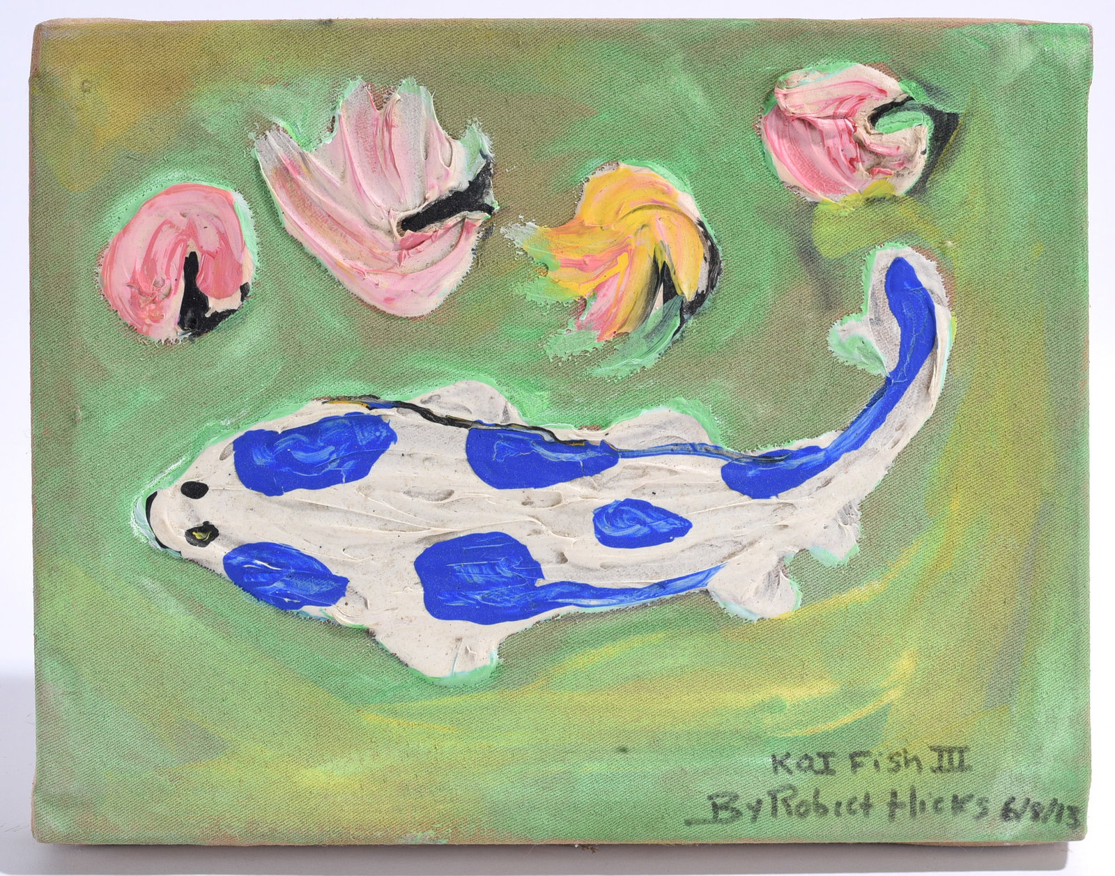 Robert Hicks Painting on Canvas Gullah Artist (1 of 2)