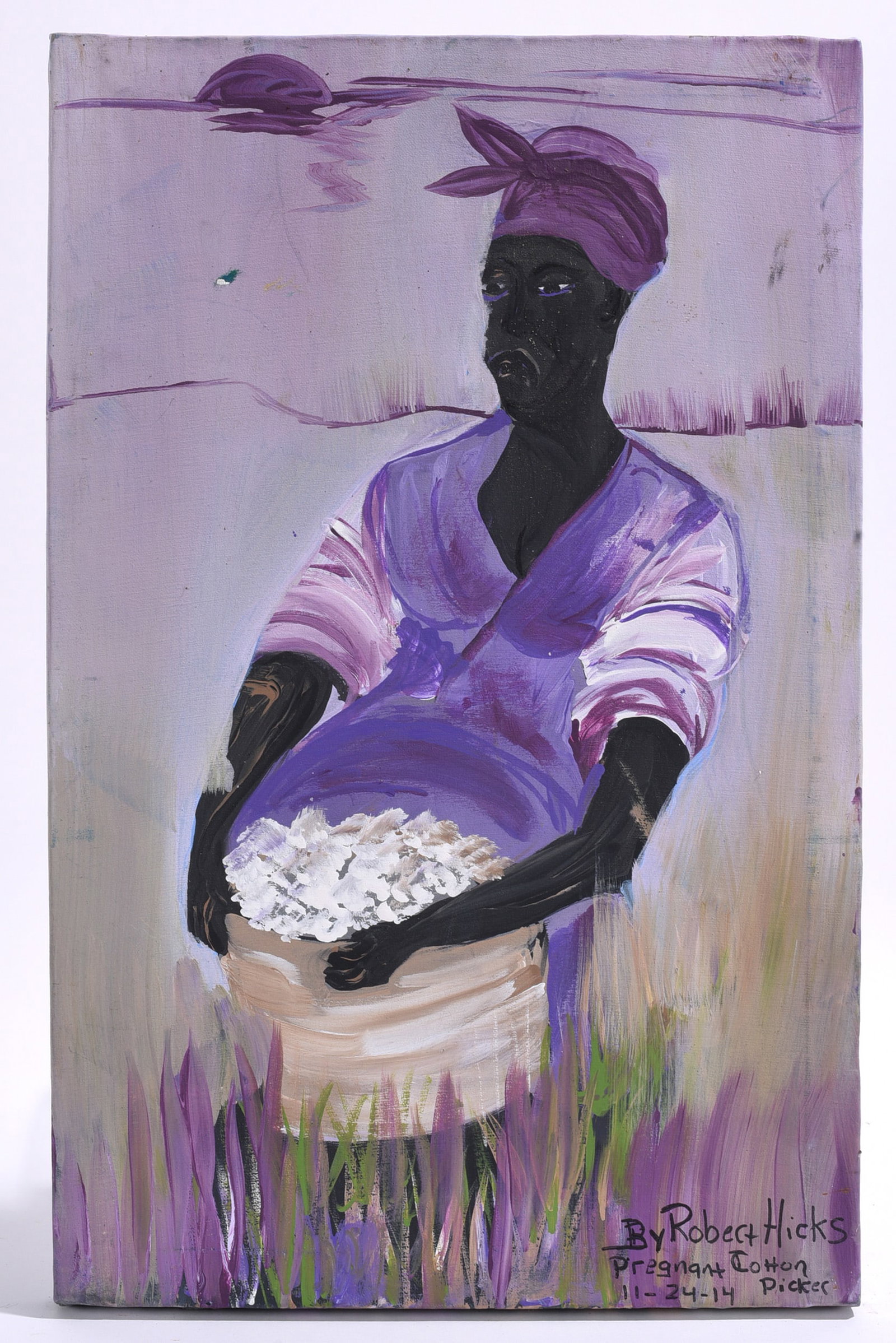 Robert Hicks Painting on Canvas Gullah Artist (1 of 2)