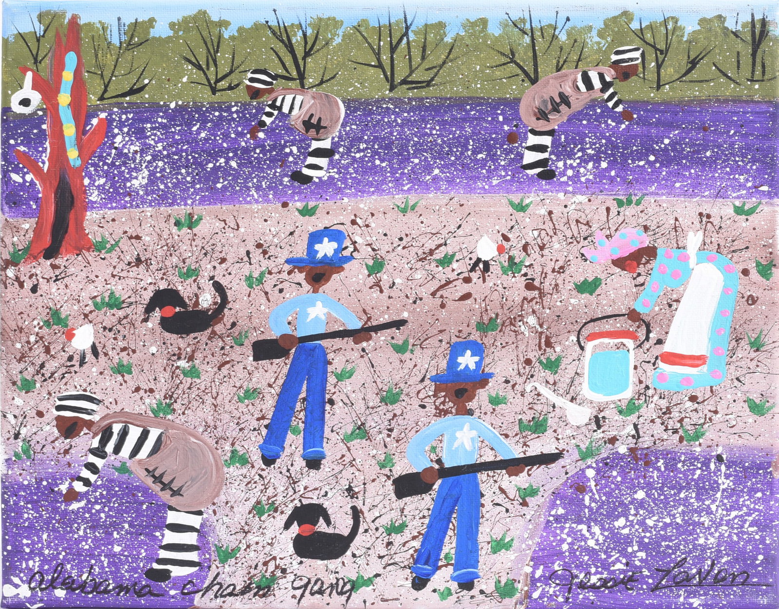 Jessie Lavon Folk Art Painting (1 of 2)
