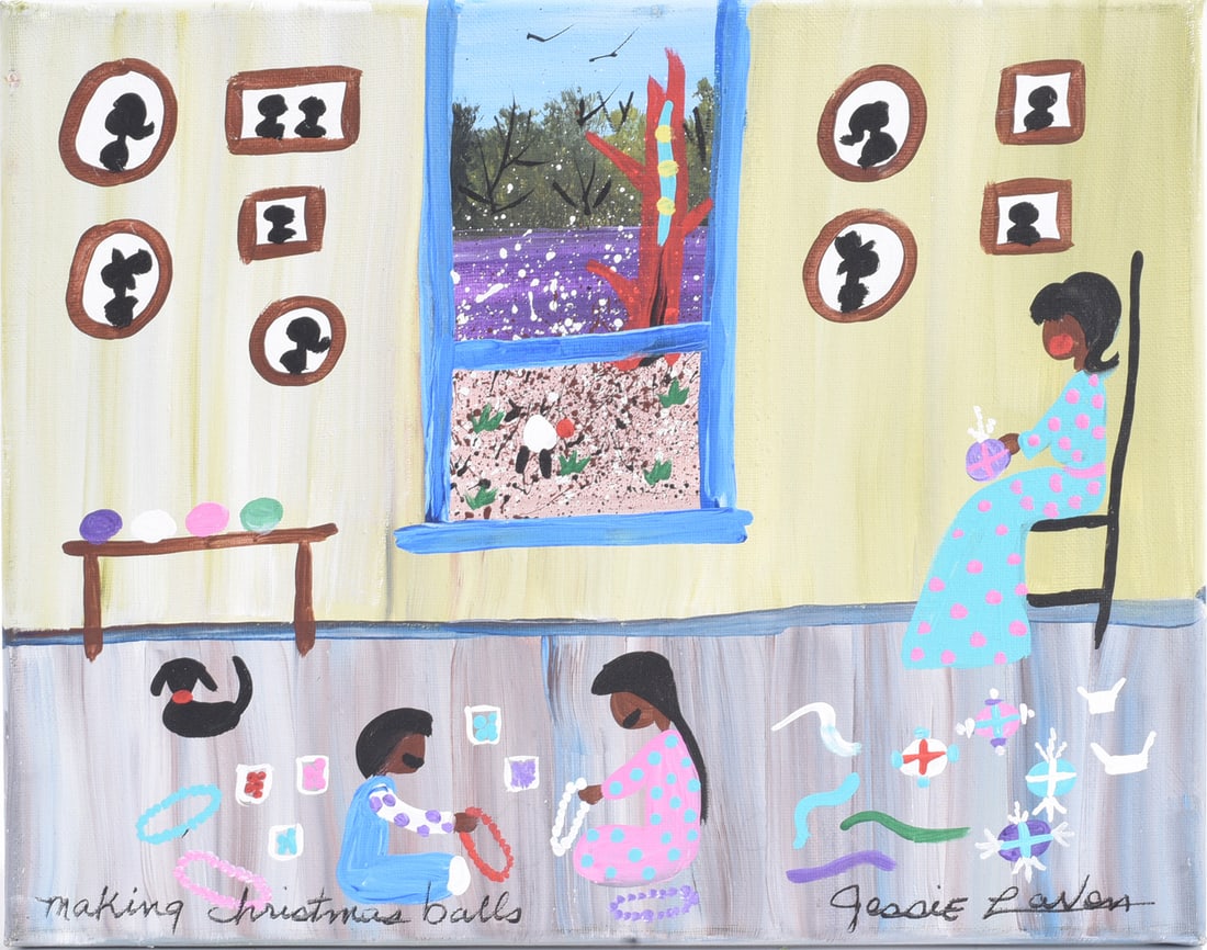 Jessie Lavon Folk Art Painting (1 of 2)