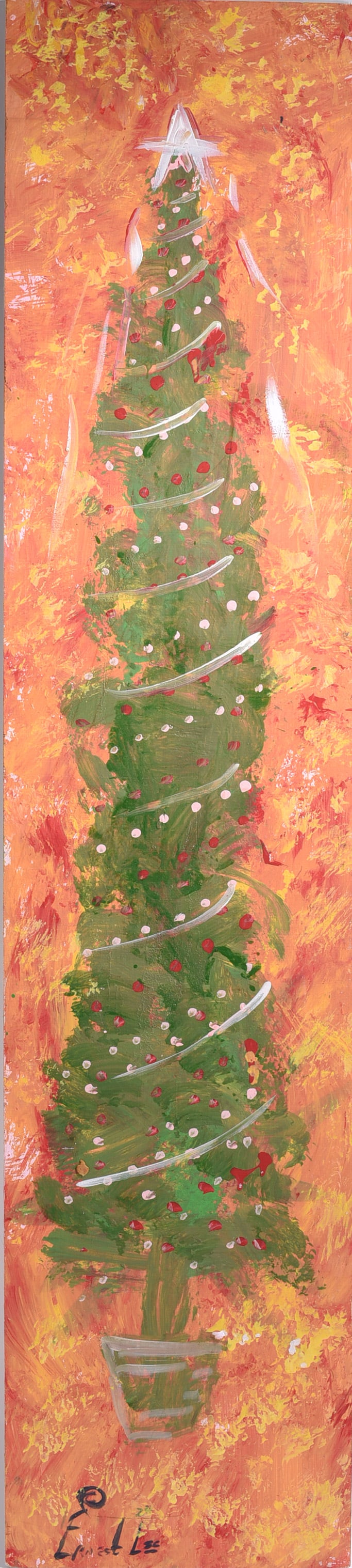 Ernest Lee Folk Art Painting (1 of 2)