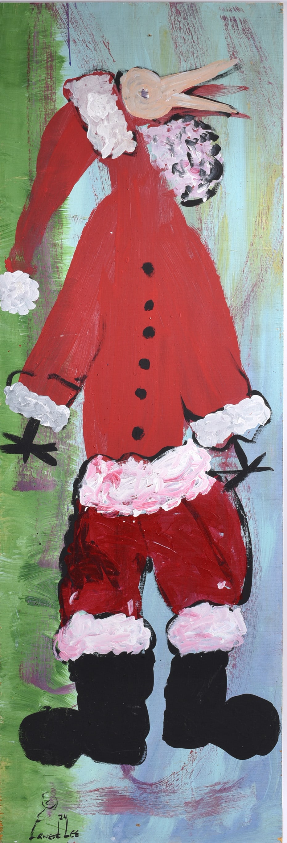 Ernest Lee Folk Art Painting (1 of 2)