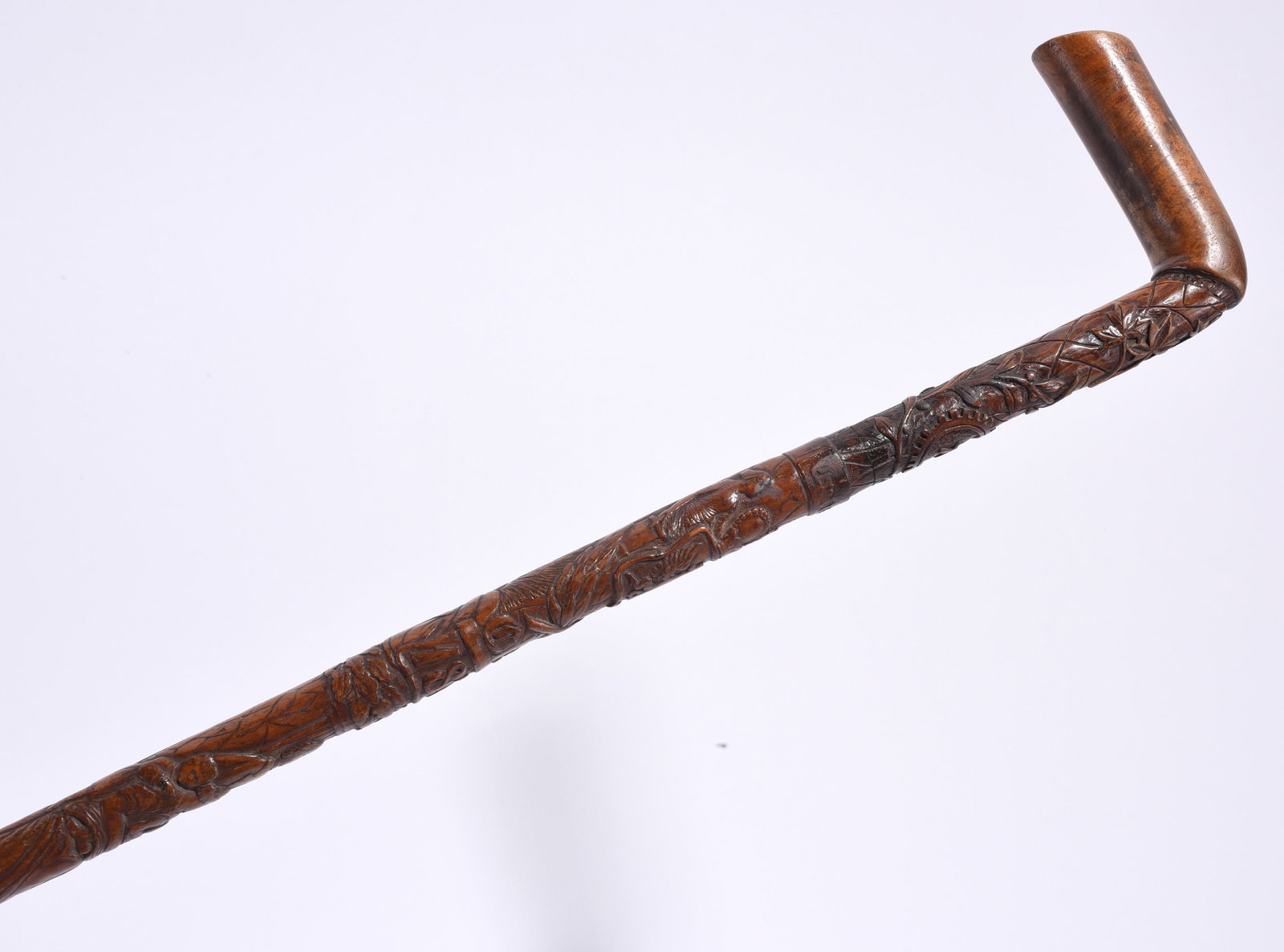 Folk Art Carved Cane (1 of 5)