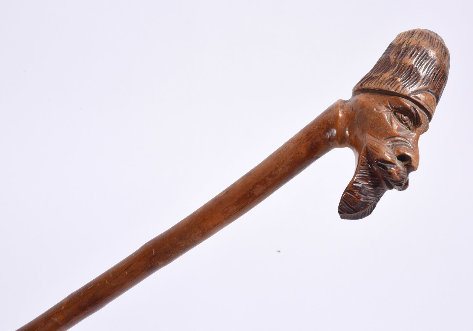 Folk Art Carved Walking Stick (1 of 5)