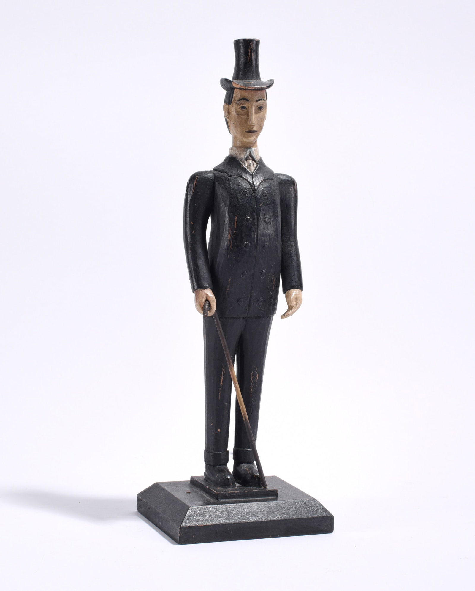 Folk Art Carved Wooden Figure (1 of 4)