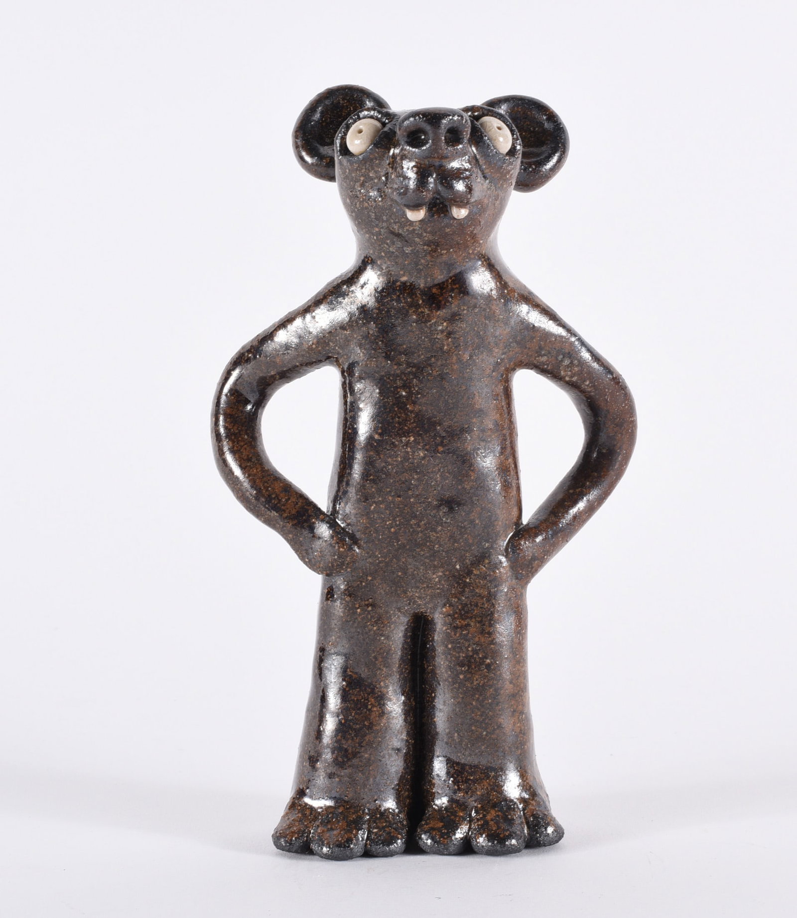 Michael Gates Folk Pottery Figure (1 of 3)