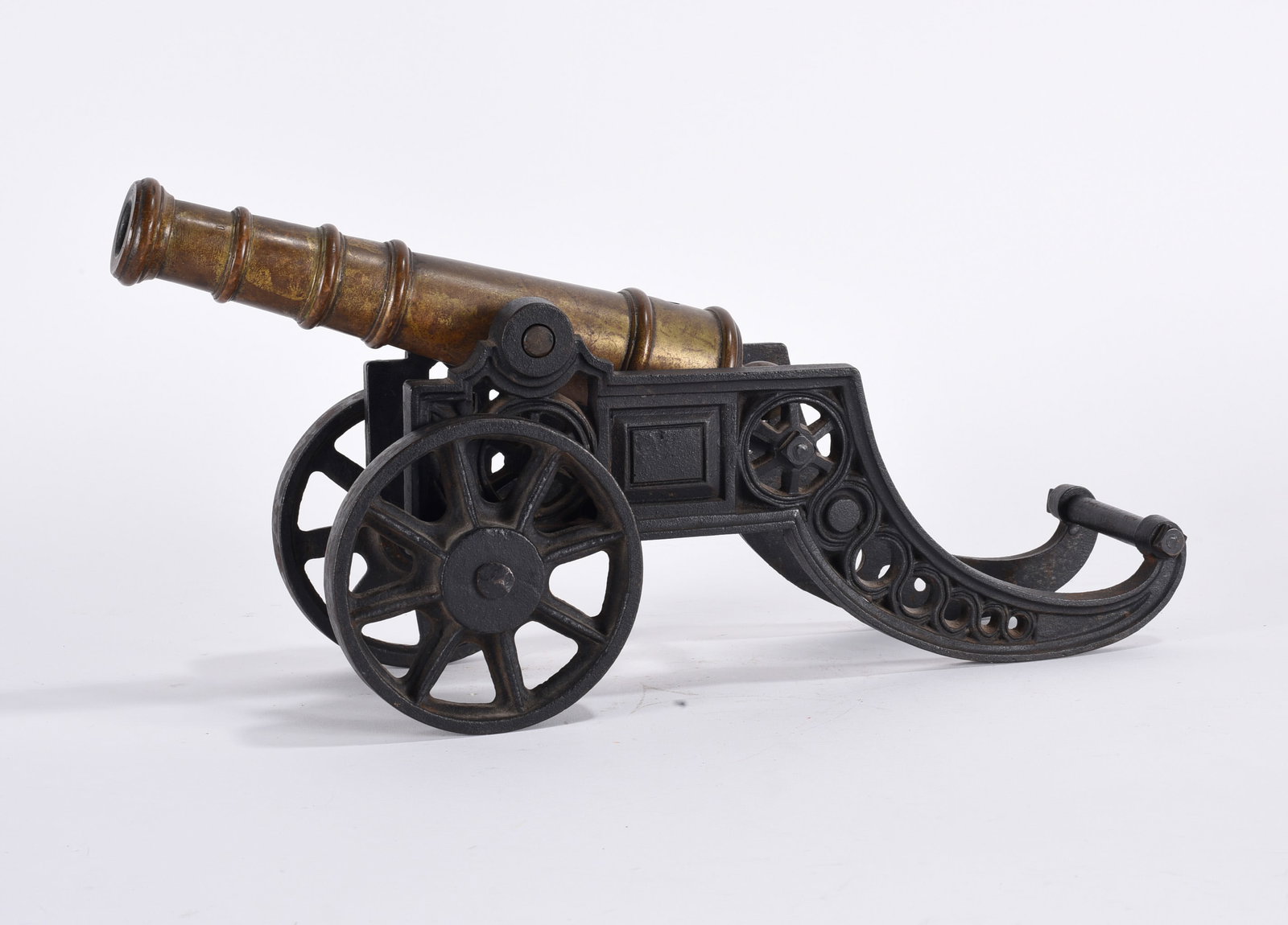 English Victorian Brass Cannon (1 of 6)