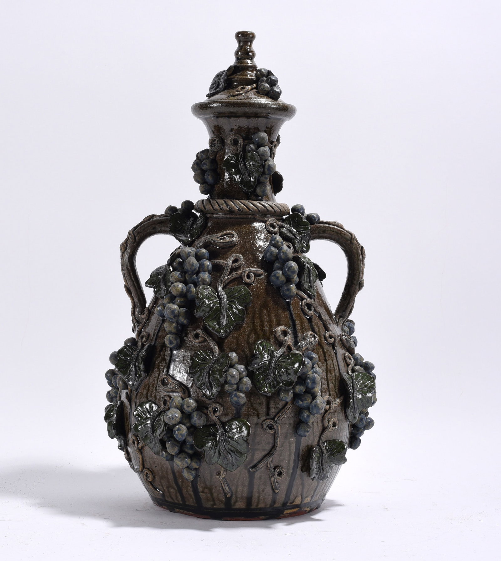 Dwayne Crocker Folk Pottery Vase (1 of 3)