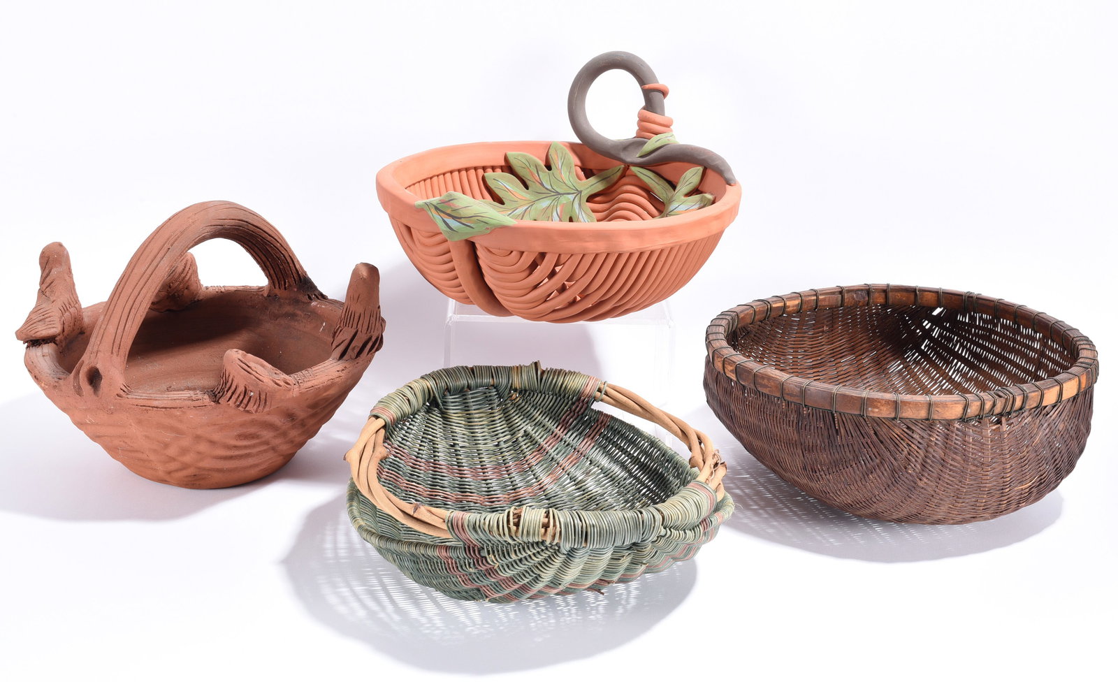 Pottery and Wood Basket Collection (1 of 5)