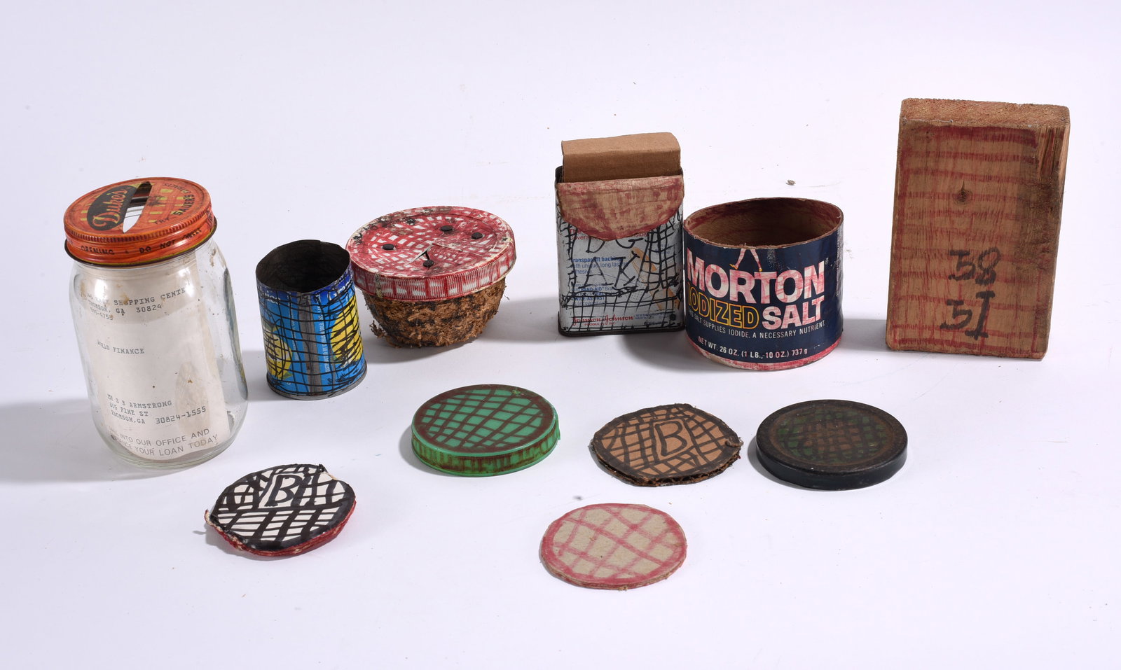 ZB Armstrong Outsider Artist Group of Art: Biggest 5"