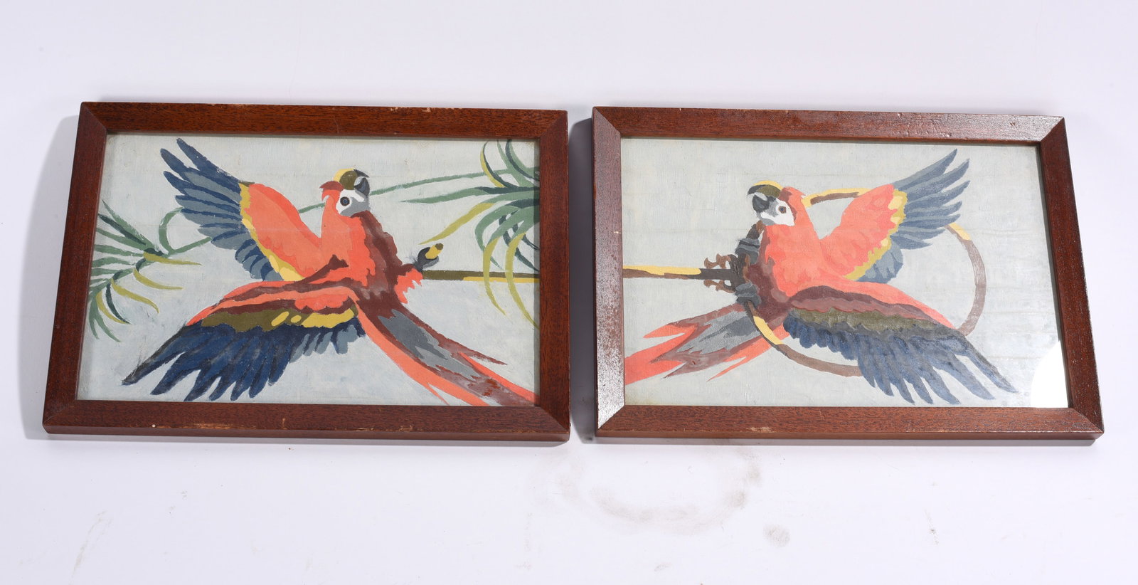 Two Paintings of Parrots (1 of 2)