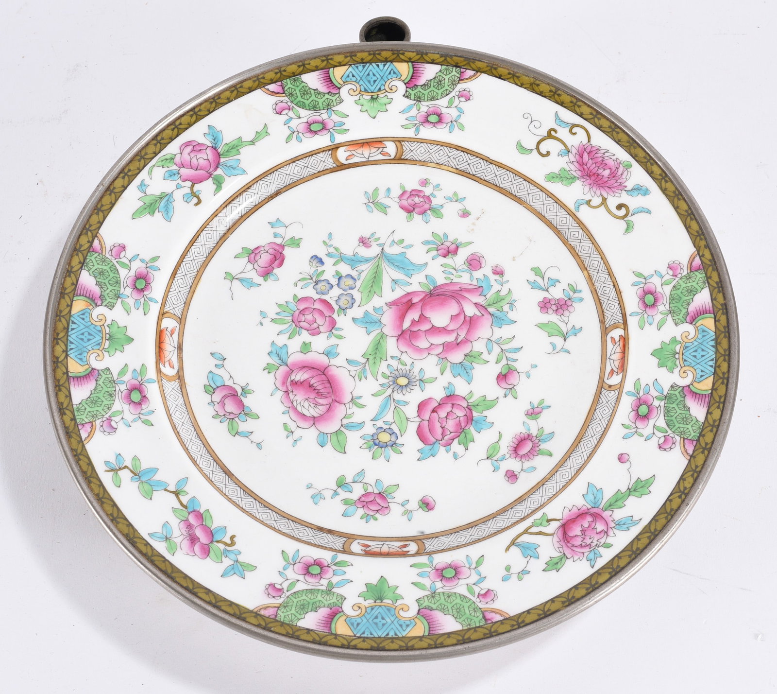 Decorative Porcelain Floral Serving Plate: Daimeter 11" We do offer in house shipping for items under 36" boxes 10"x10"x10" we can ship for around $21. boxes 18x18x18 we can ship for around $56 - $65. to get in house shipping pay for your item