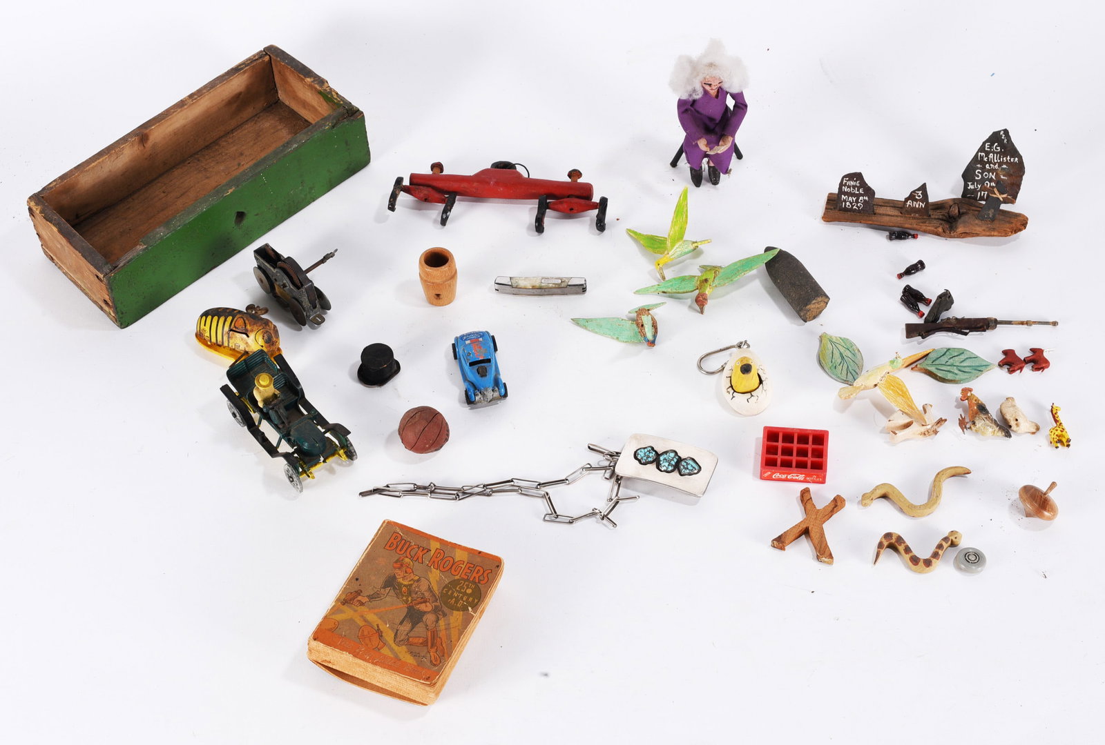 Large Mixed Lot of Vintage Toys and Miniatures: Average 3" We do offer in house shipping for items under 36" boxes 10"x10"x10" we can ship for around $21. boxes 18x18x18 we can ship for around $56 - $65. to get in house shipping pay for your item a