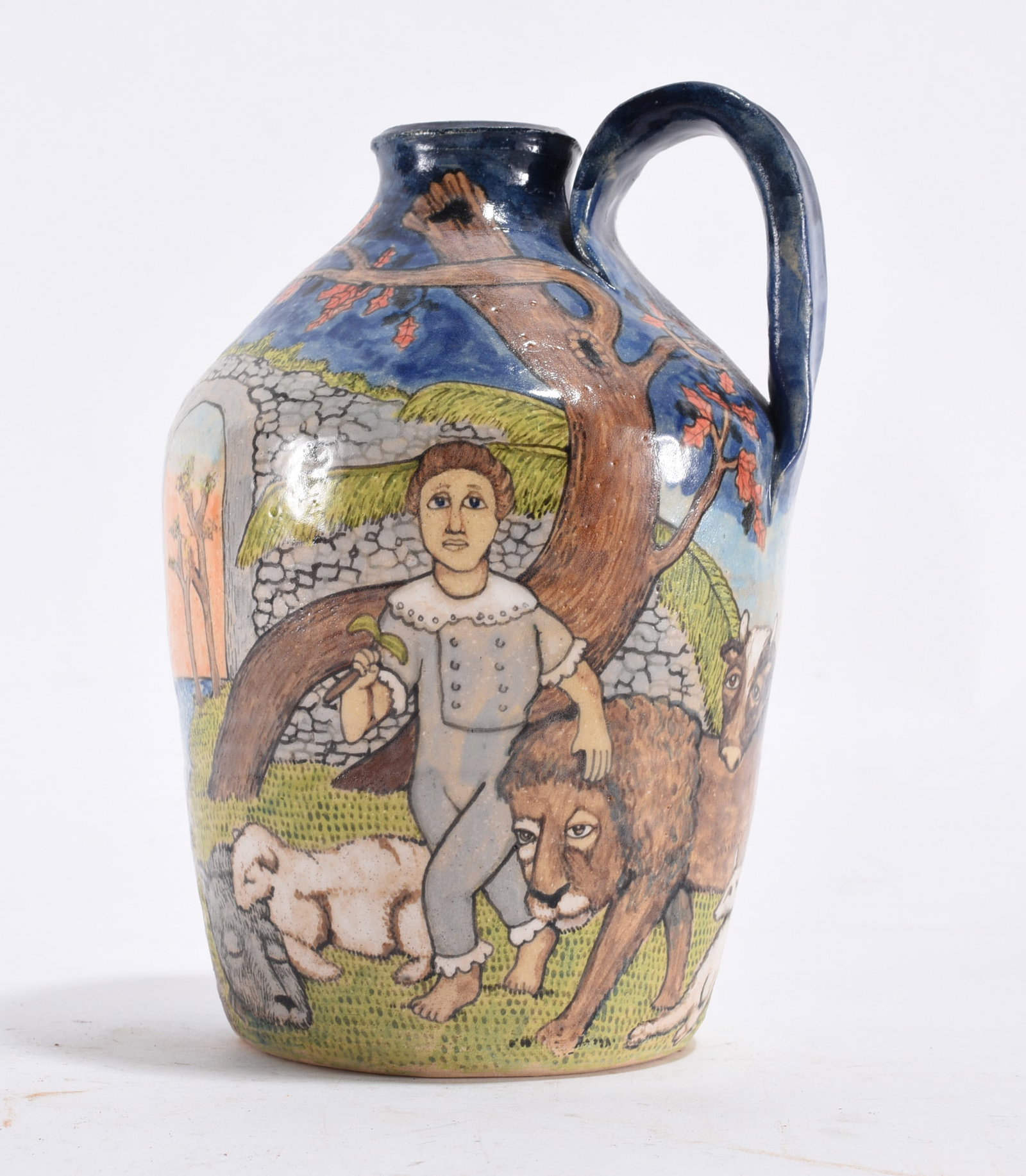 Stacy Lambert Folk Pottery Jug (1 of 7)