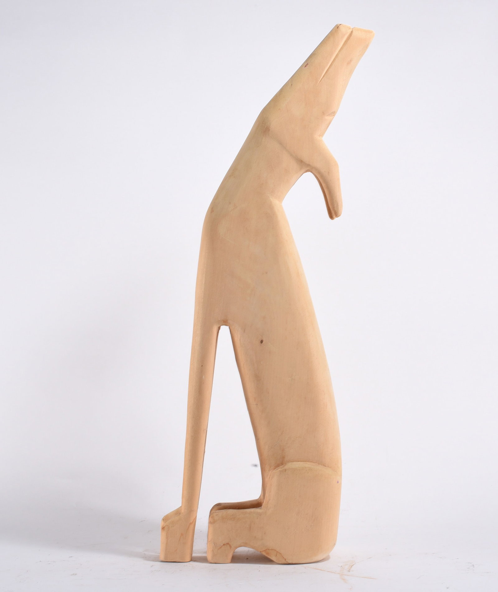 Charles Keeton Carved Seated dog (1 of 3)
