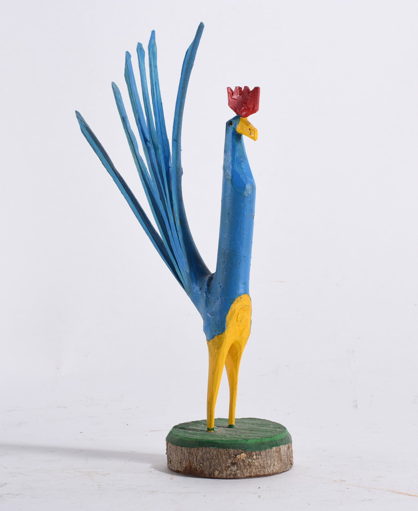 Minnie Adkins Carved Rooster: 12" --carved wood and paint, signed on bottom. please see photos for condition. All items are in estate condition We do offer in house shipping for items under 36" boxes 10"x10"x10" we can ship for ar