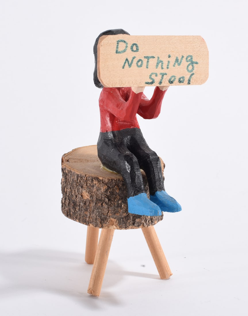 Minnie Adkins Wood Carving (1 of 3)