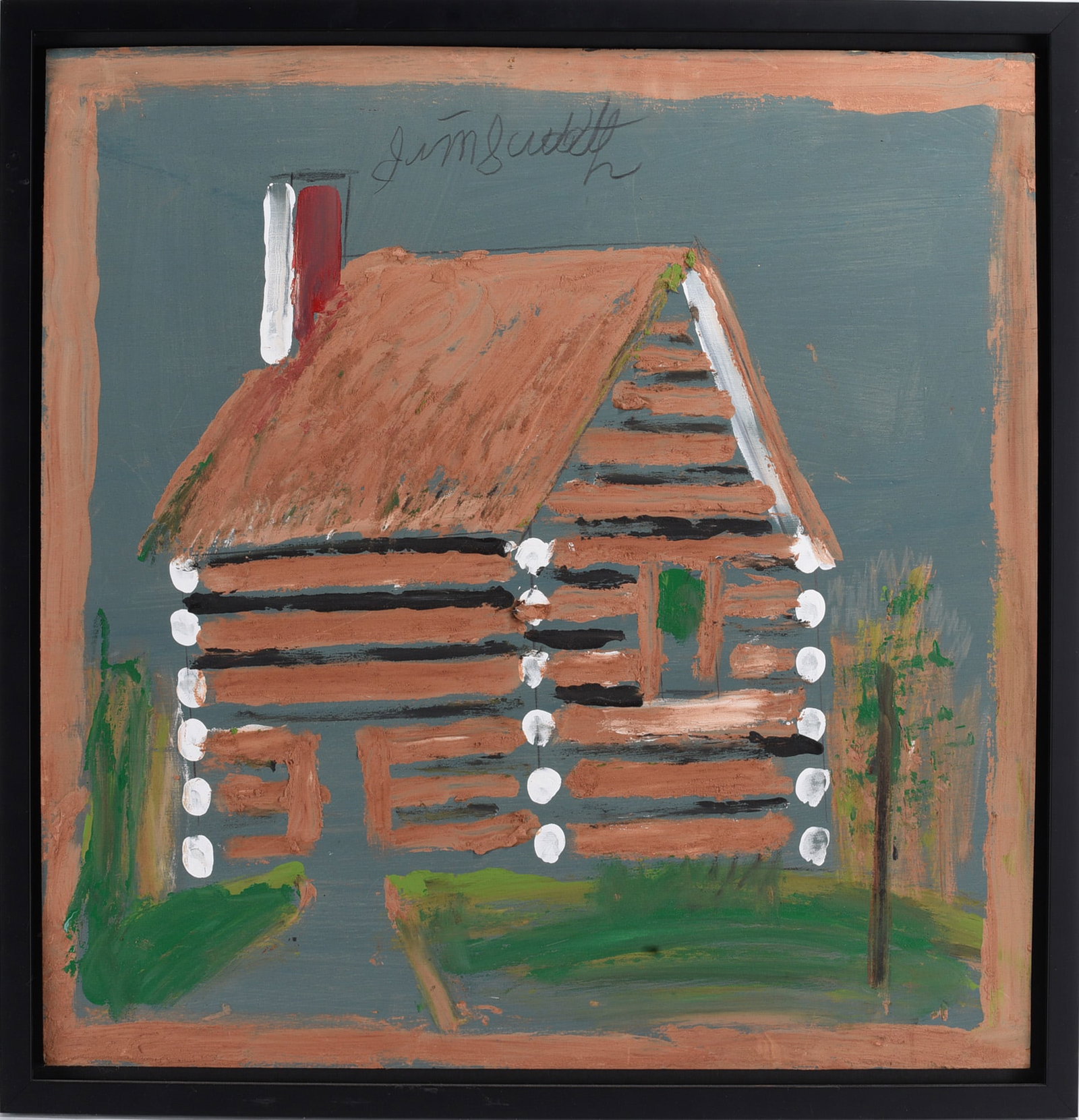 Jimmy Lee Sudduth Folk Art Painting (1 of 3)