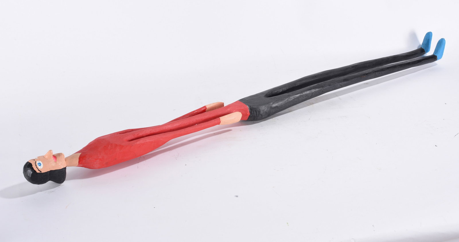 Minnie Adkins Carved Folk Art Cane (1 of 4)