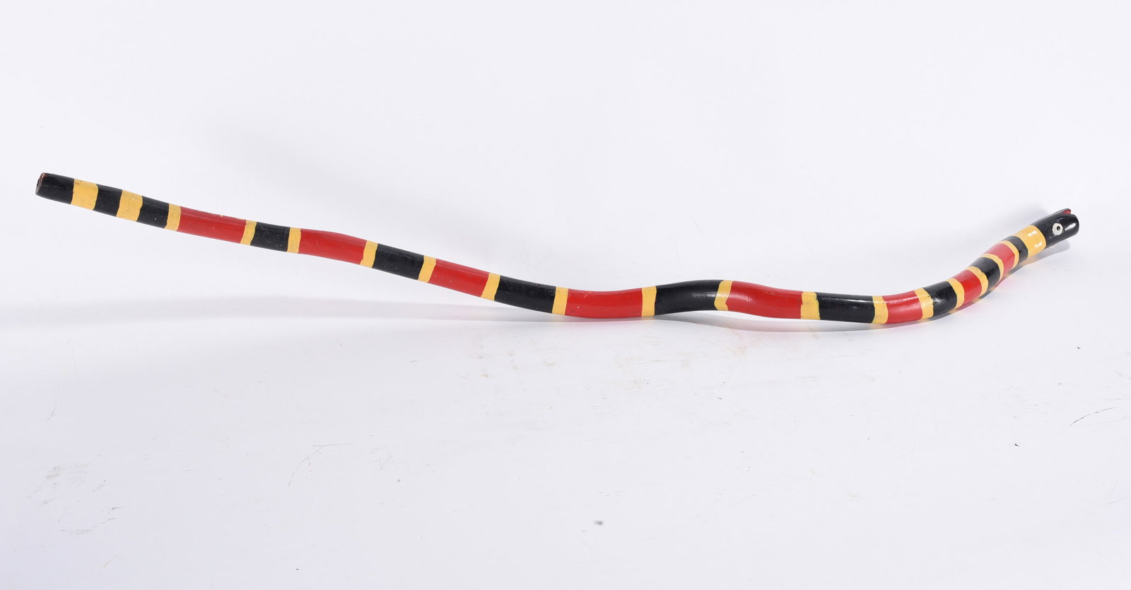 Tim Lewis Folk Carved Snake (1 of 3)