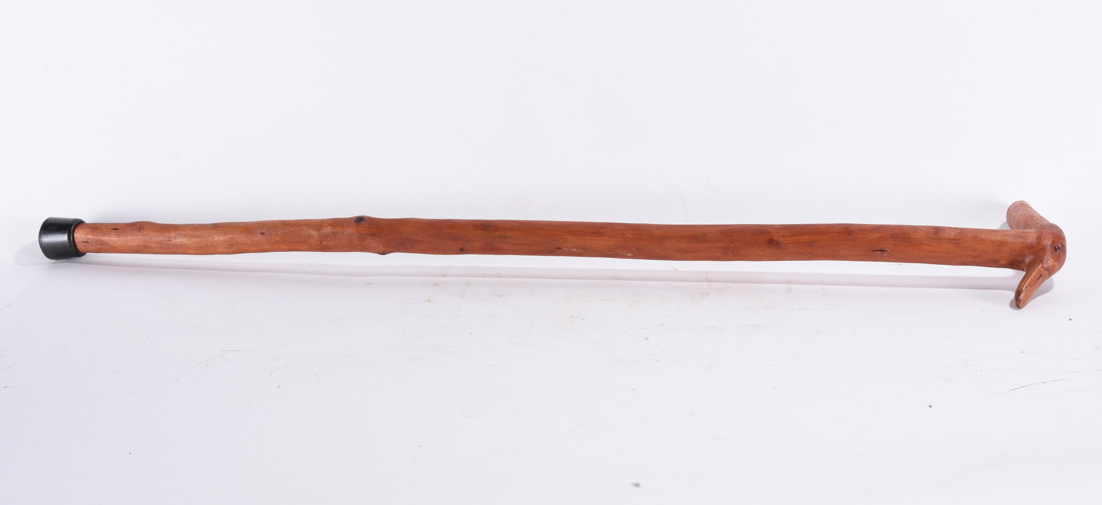 Lundy Cupp Folk Art Cane: 33" --carved wood and stain. Signed dated 2007. please see photos for condition. All items are in estate condition We do offer in house shipping for items under 36" boxes 10"x10"x10" we can ship for a