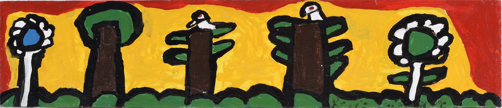 Joe Light Folk Art Painting (1 of 2)
