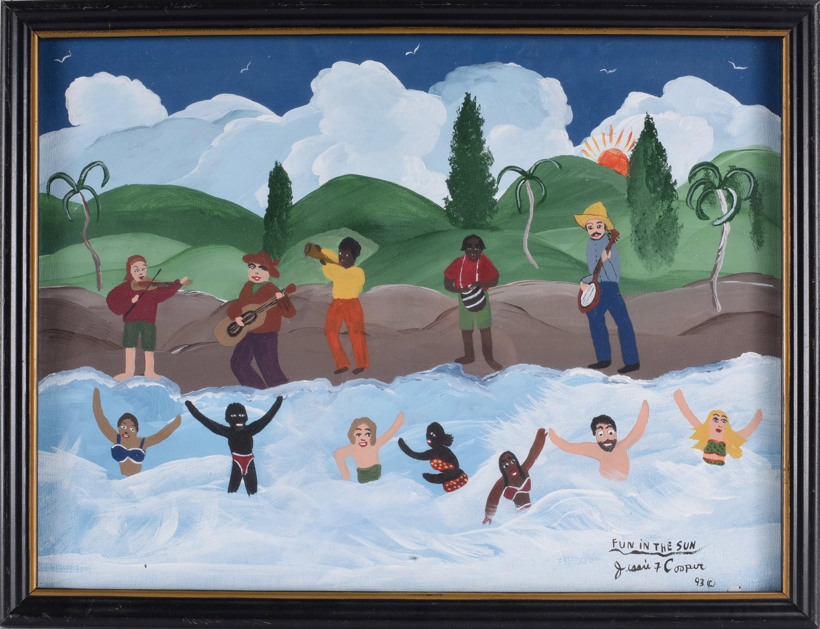 Jessie Cooper Folk Art Painting (1 of 2)