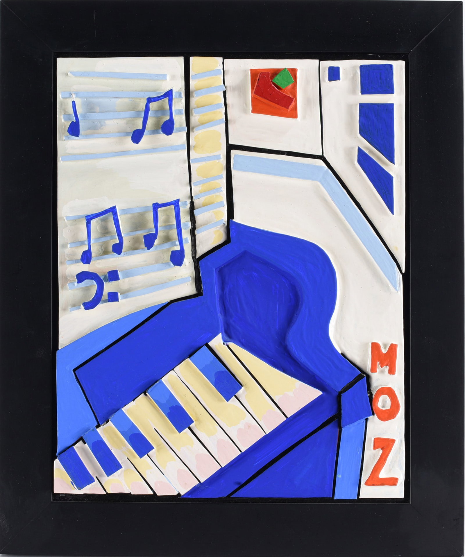 Myles Maillie Folk Art Painting: 18"x17" --paint on artist board, signed on back. Framed. please see photos for condition. All items are in estate condition We do offer in house shipping for items under 36" boxes 10"x10"x10" we can s