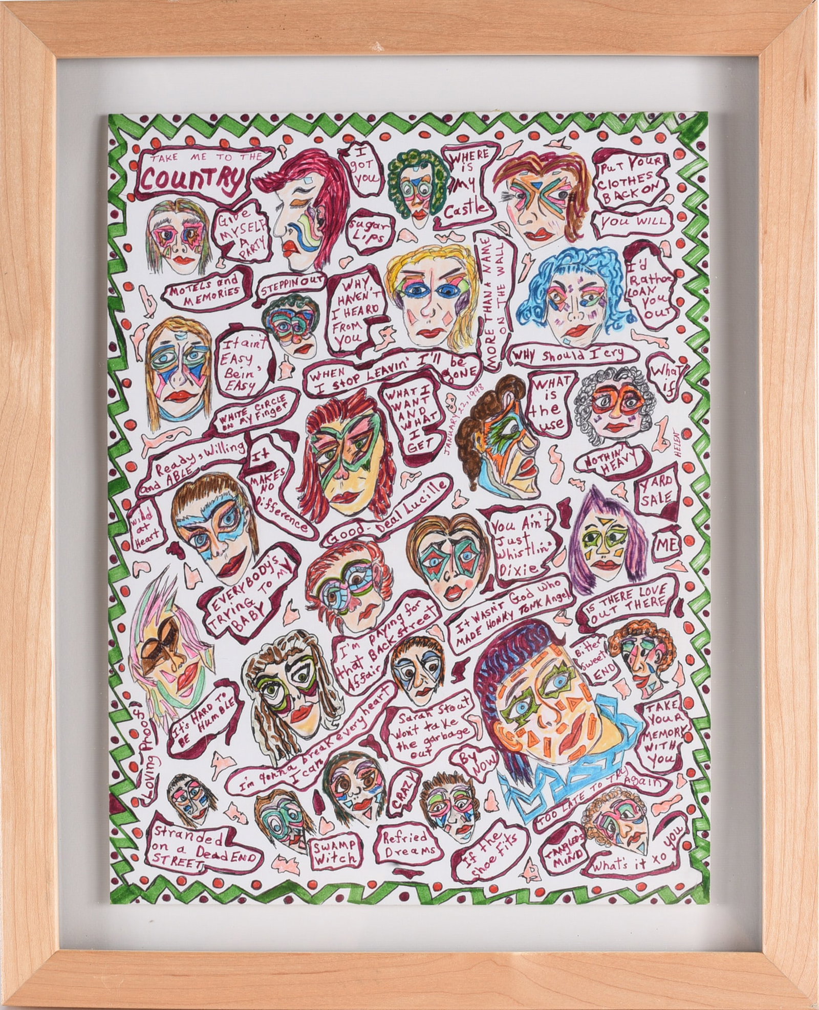 Folk Art Drawing (1 of 2)