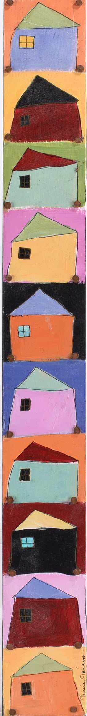 Folk Art Painting Signed (1 of 2)