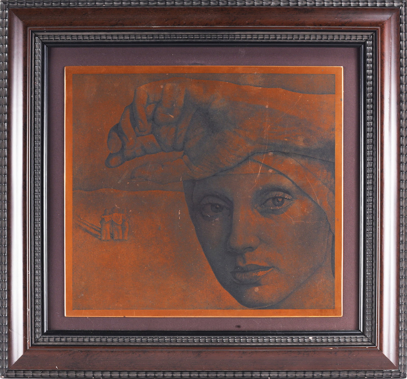 Copper Printing Plate "Lots Wife" (1 of 2)
