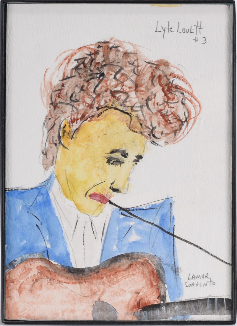 Lamar Sorrento Mixed Media Painting (1 of 2)