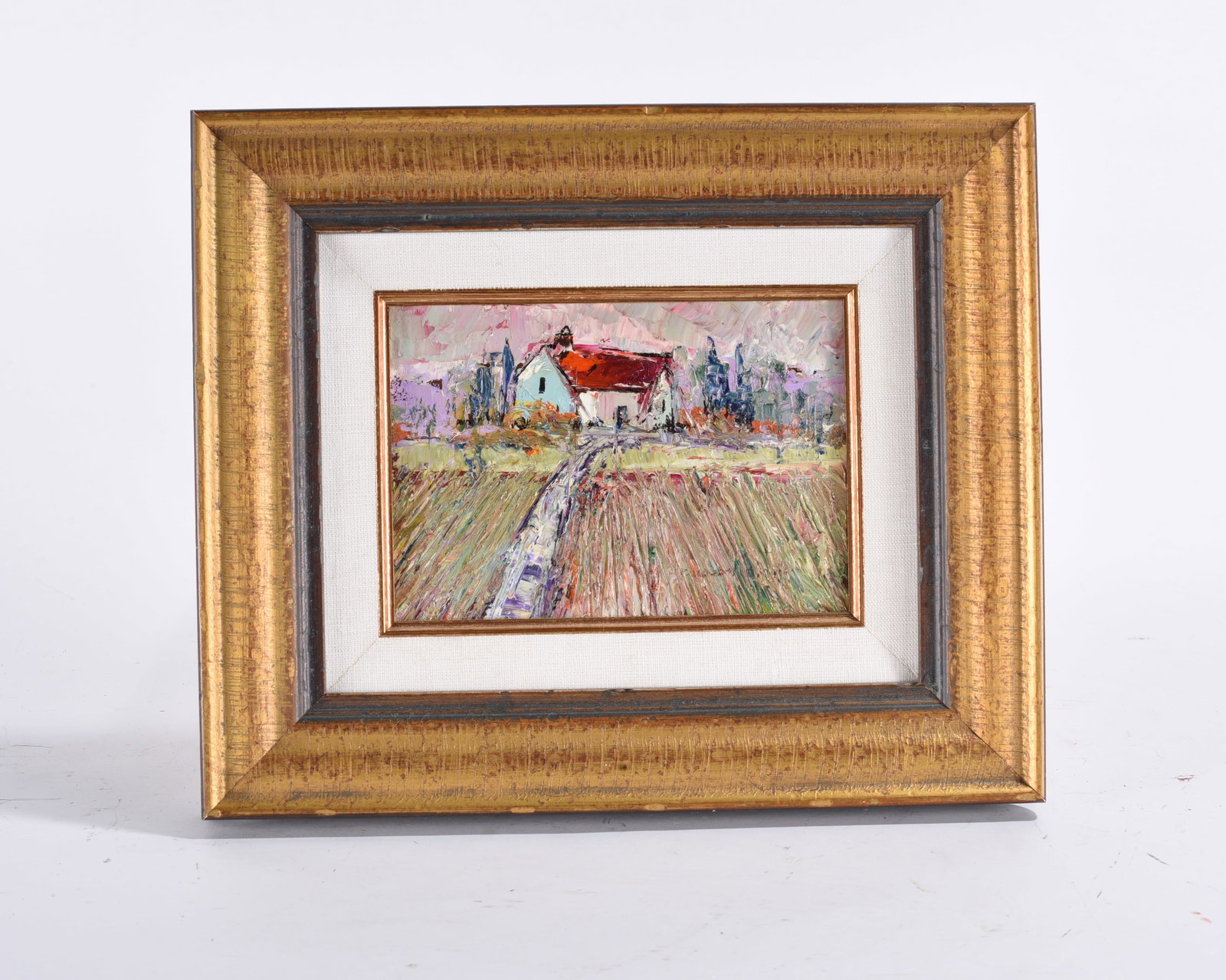 Oil on Board Signed: 7"x5" -- 12"x10" -- Signed, oil on board. please see photos for condition. All items are in estate condition We do offer in house shipping for items under 36" boxes 10"x10"x10" we can ship for around