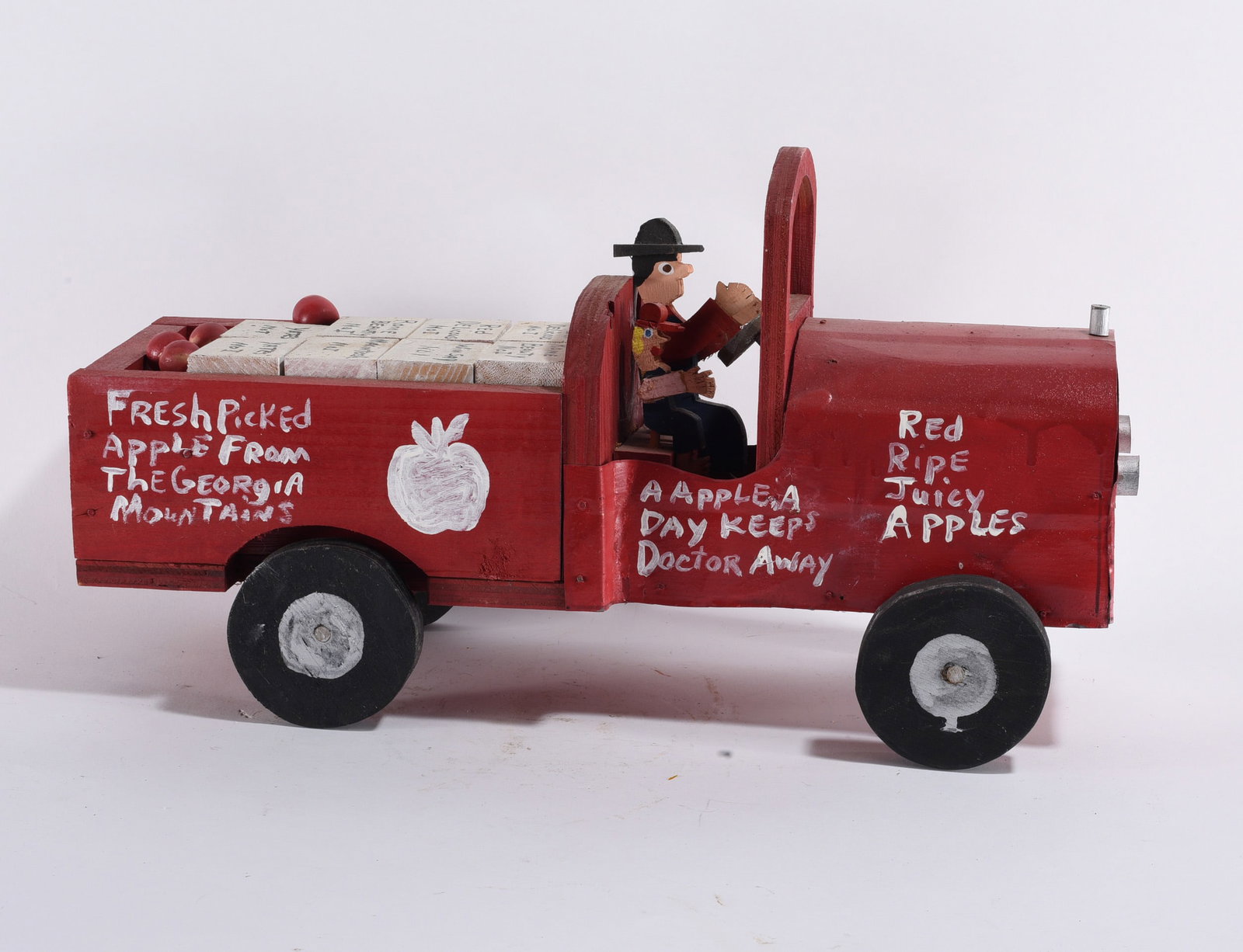 Mark Anthony Mulligan Painted Folk Art Apple Truck (1 of 3)