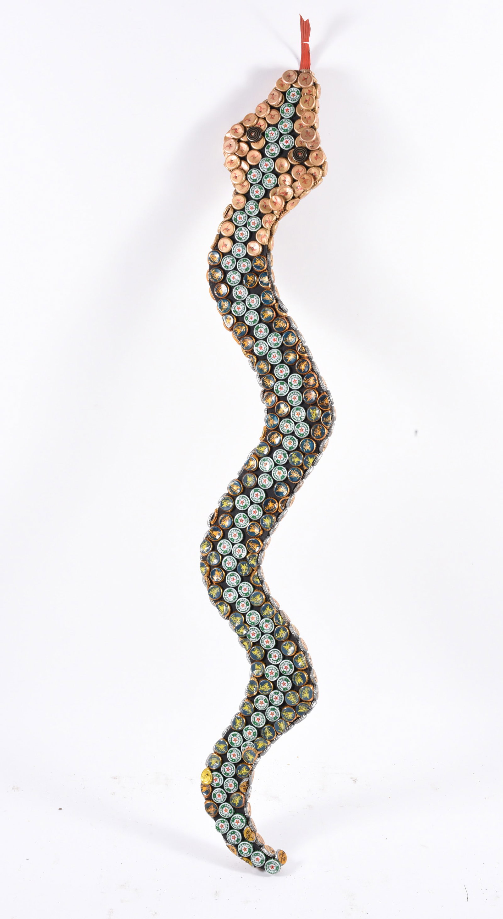 Dean Ellis Folky Bottle Cap Snake (1 of 3)