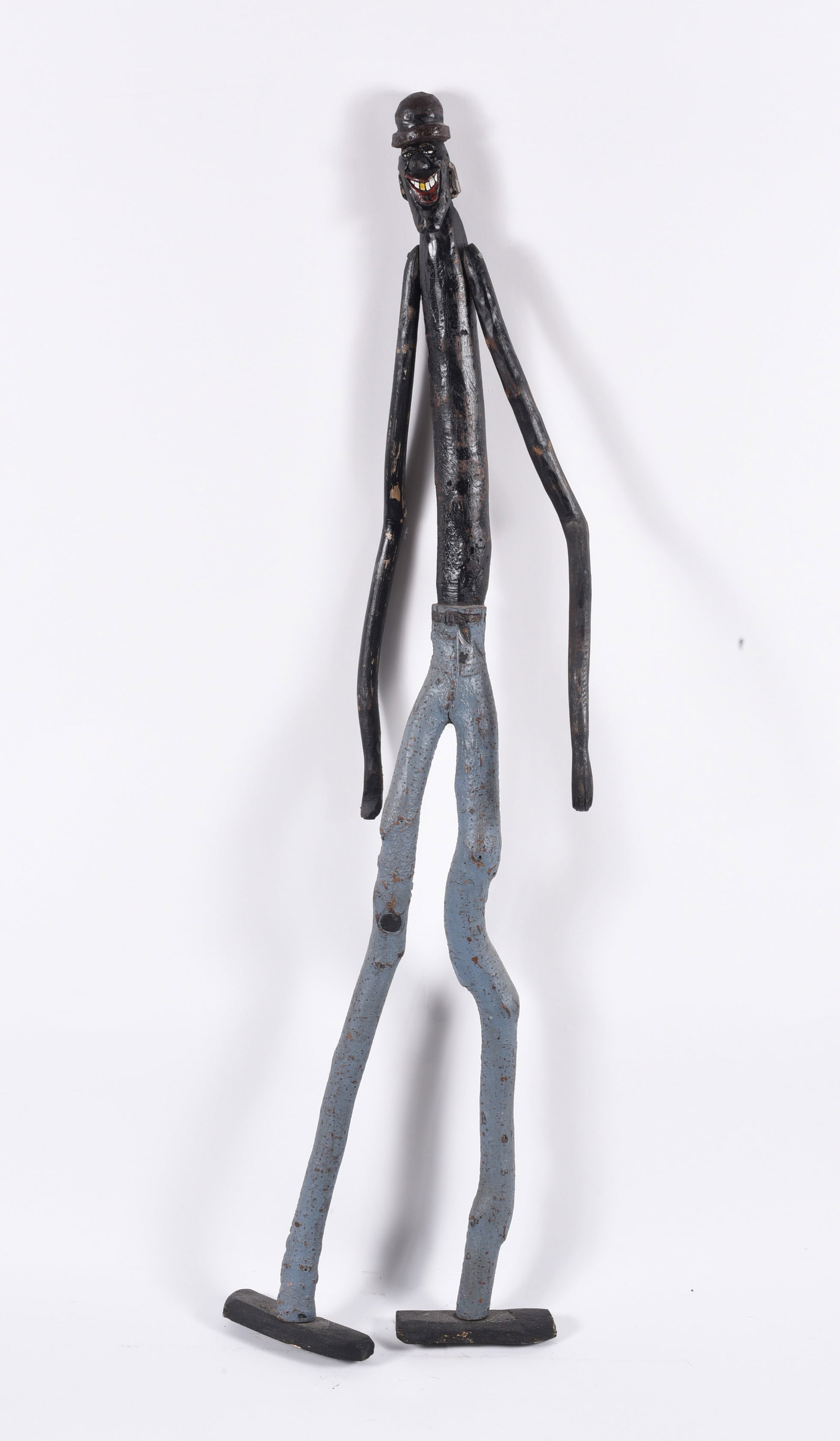 Gary Yost Folk Art Carved Man (1 of 2)