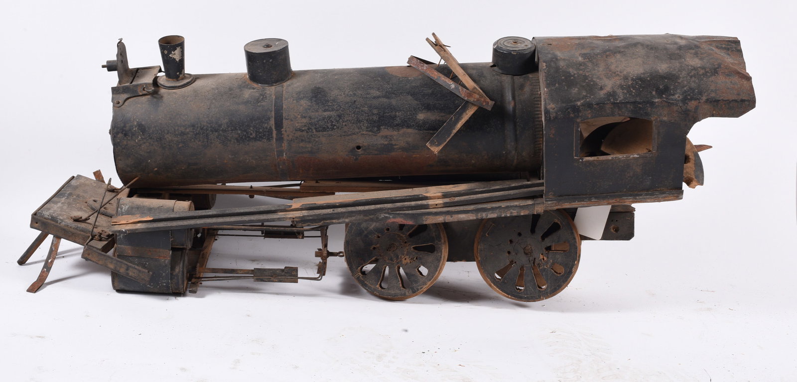 ca. 1900 Wooden Folk Art Train (1 of 1)