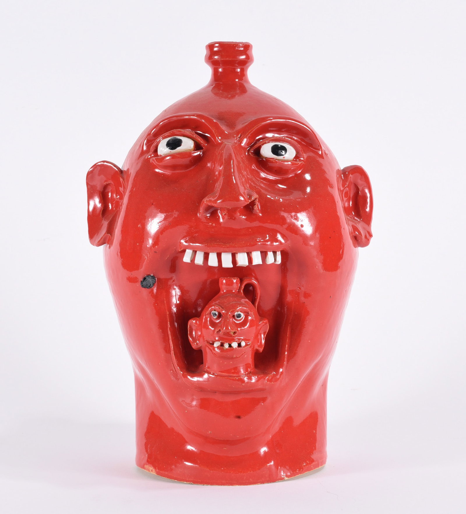 Marvin Bailey Face Jug Eater (1 of 3)