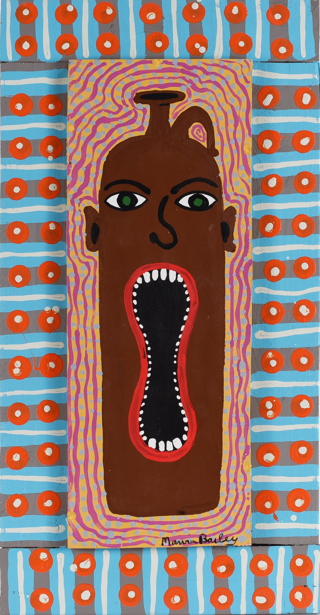 Marvin Bailey Folk Art Painting (1 of 3)