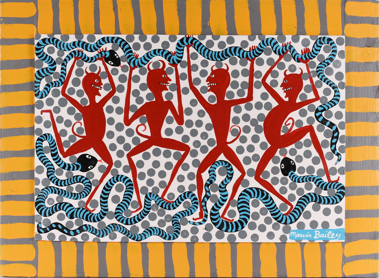 Marvin Bailey Folk Art Painting (1 of 3)