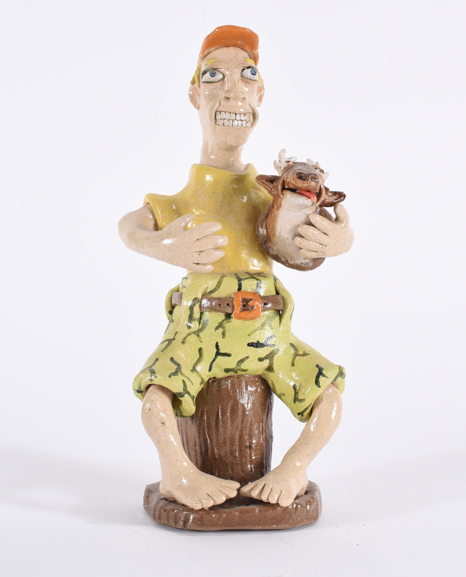 Stacy Lambert Folk Pottery Figural (1 of 3)