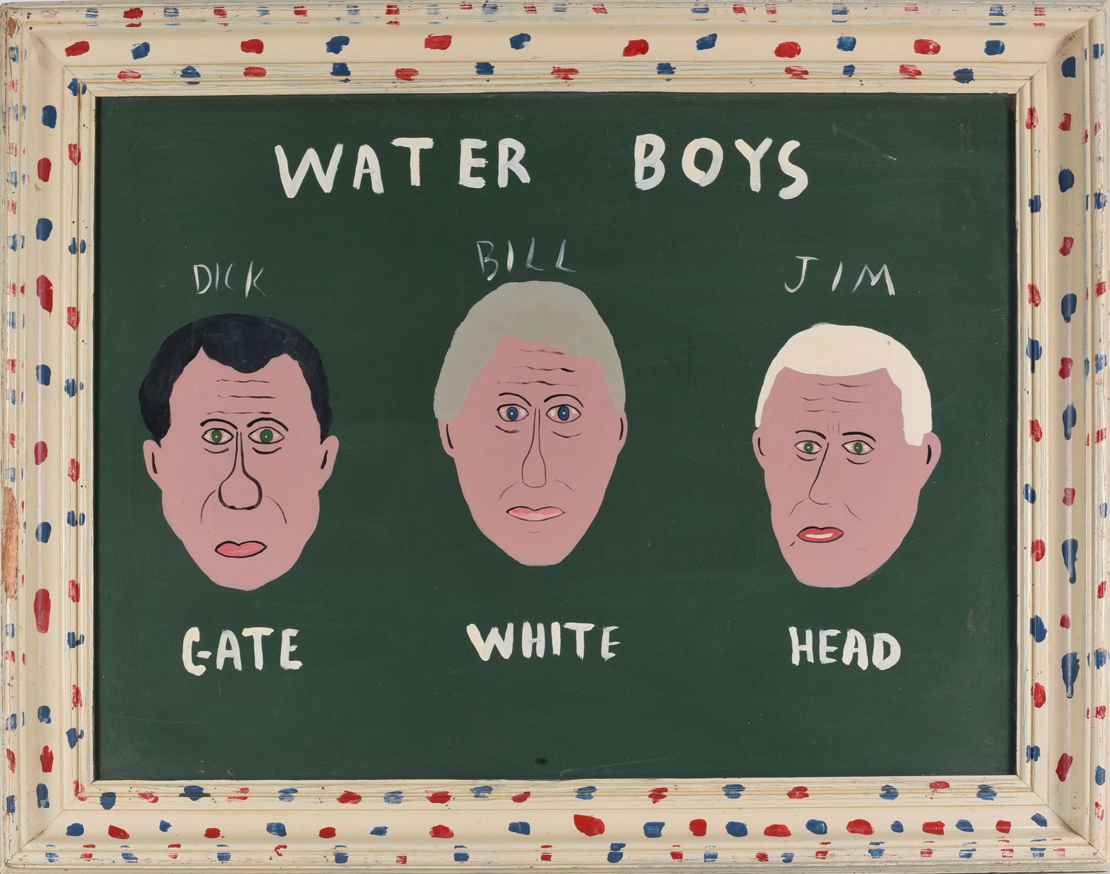 Benny Carter Painting of Presidents (1 of 2)