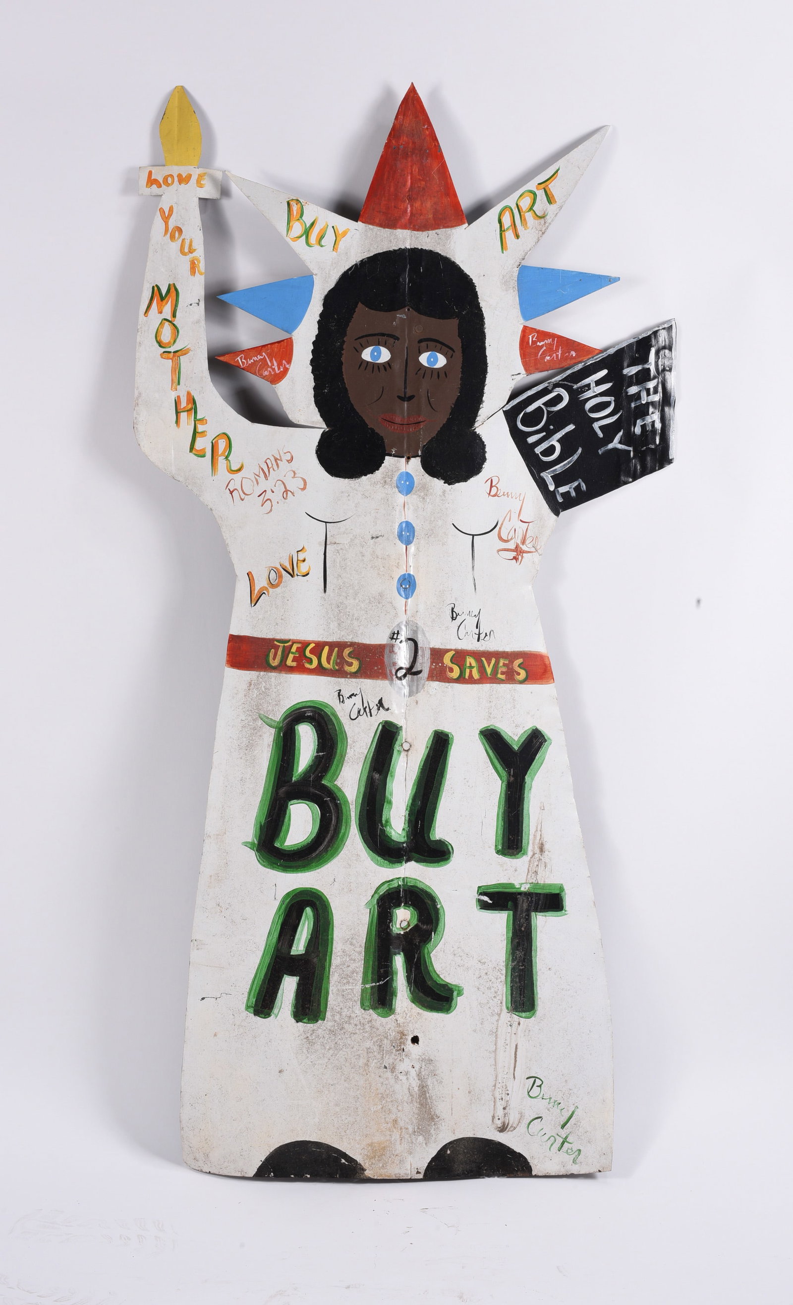 Benny Carter Tin Cutout Angel (1 of 2)