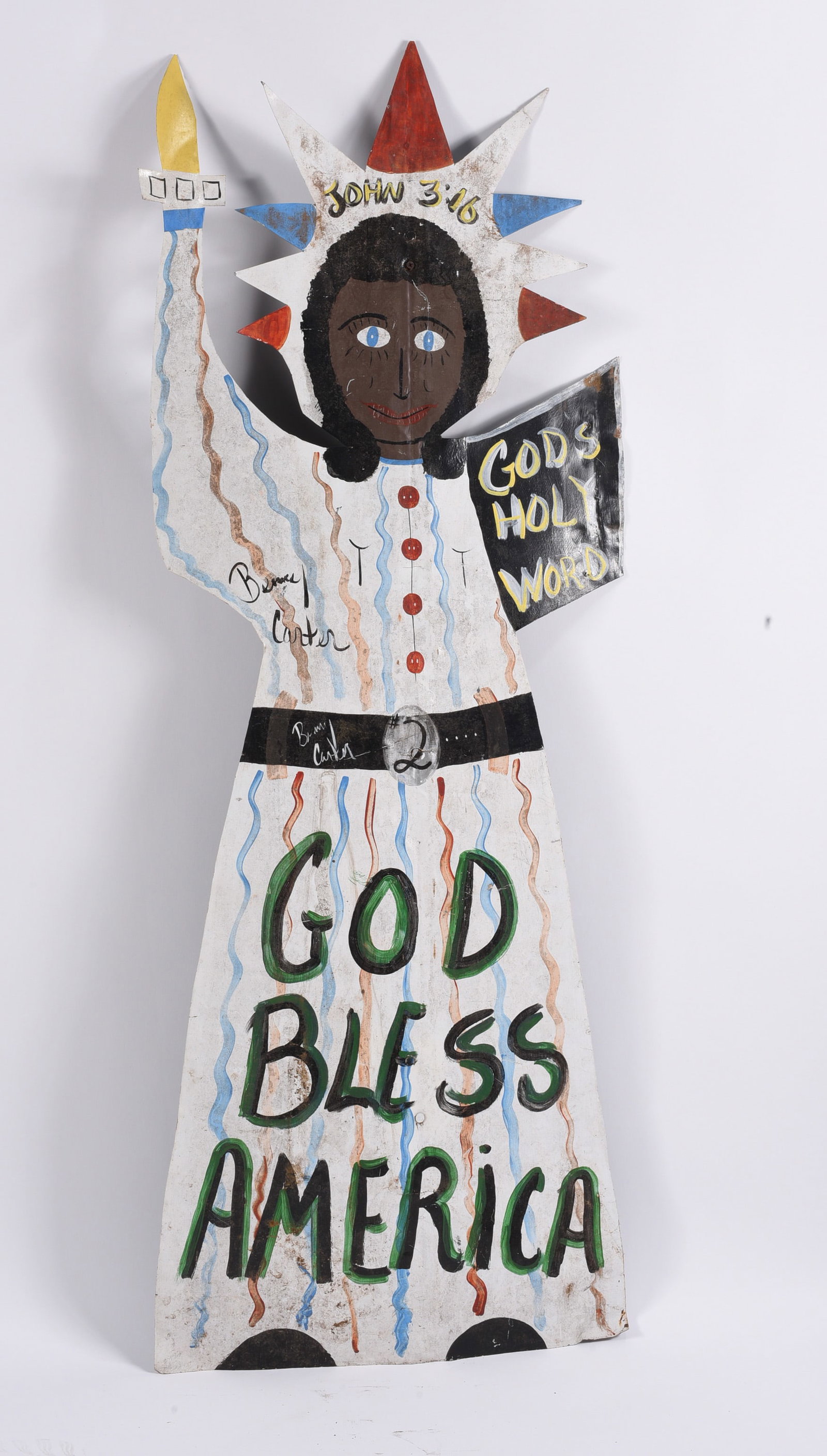 Benny Carter Tin Cutout Angel (1 of 2)