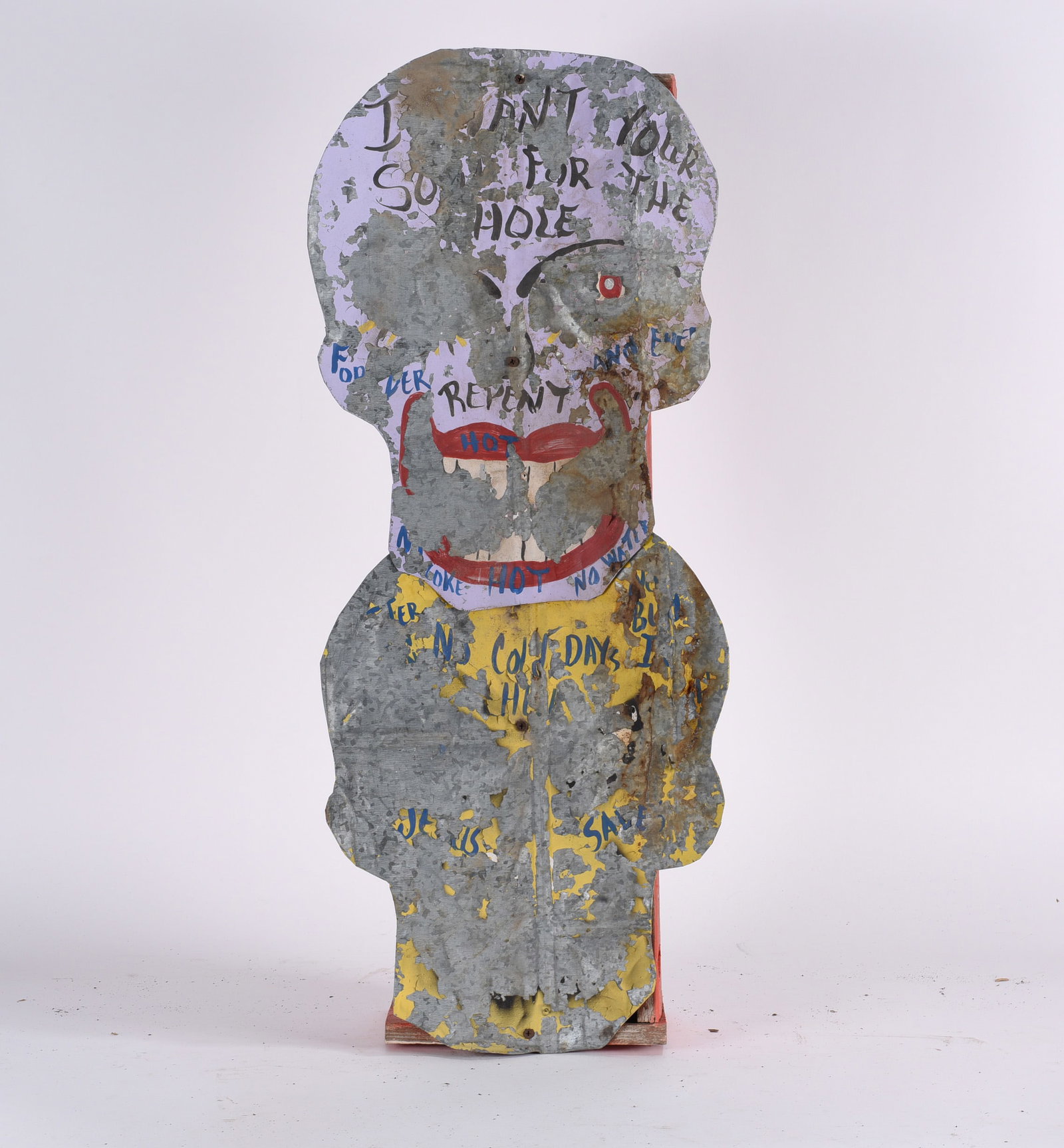 Benny Carter Painted Bird House w/ Tin Cutout (1 of 2)