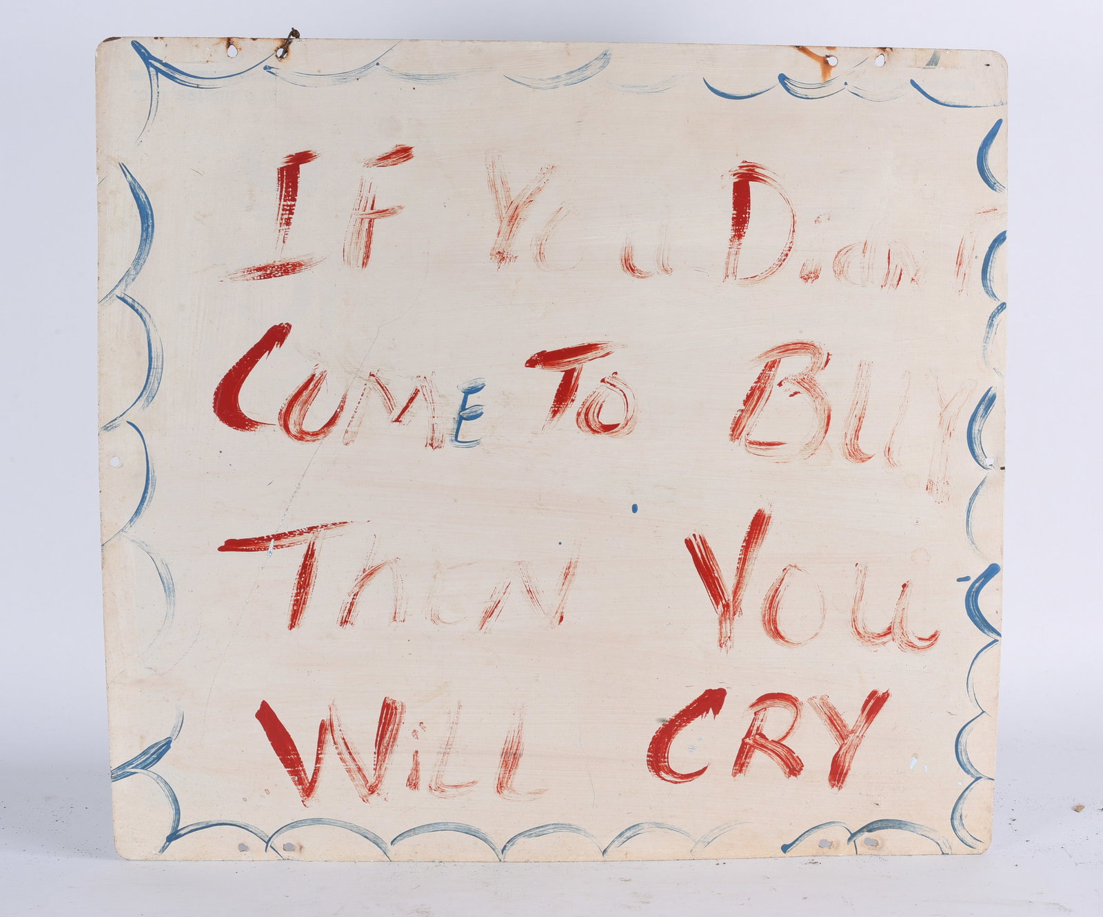 Benny Carter Folk Painted Sign (1 of 2)